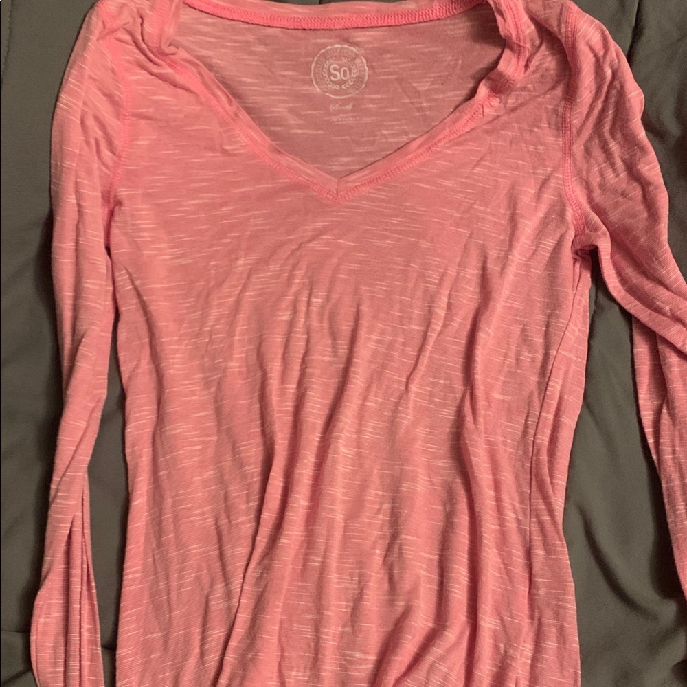 4/$10American Heirtage Pink Jr/Wmlong Sleeve shirt
